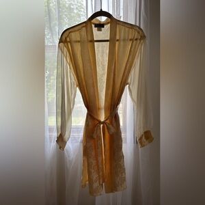 vintage elegant gold robe
